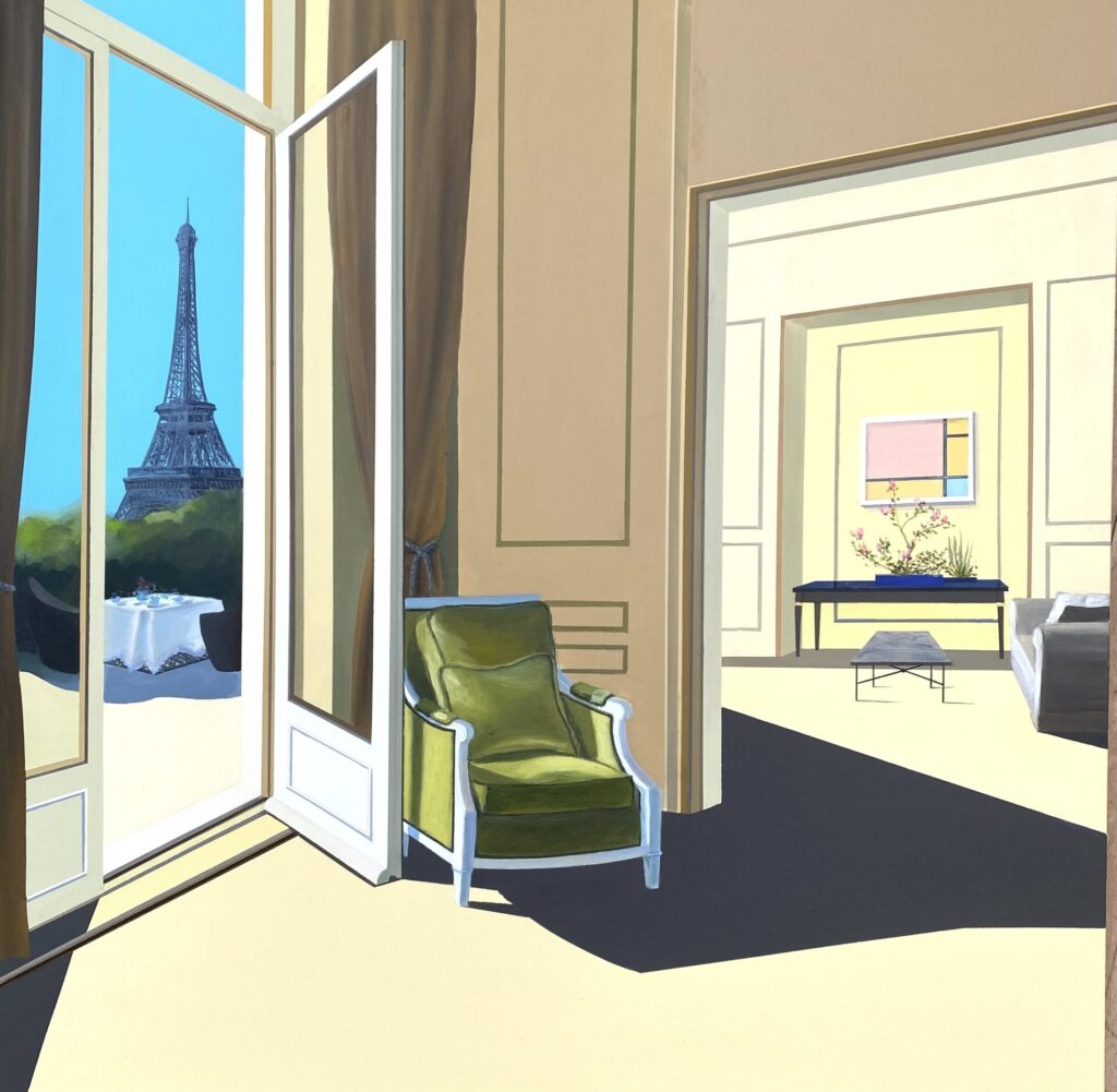 80 X 80 Vue sur la tour Eiffel